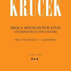 Oblíbený Škola houslových etud II. (sešit 3, 4) - Václav Krůček