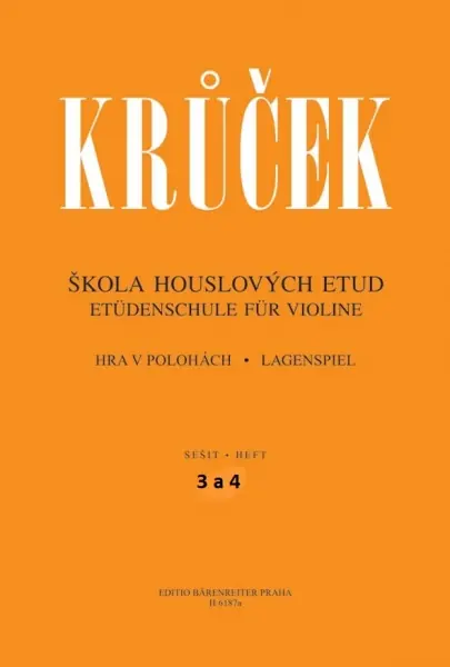 Oblíbený Škola houslových etud II. (sešit 3, 4) - Václav Krůček