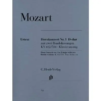 Nejprodávanější Concerto for Horn and Orchestra No. 1 D major - pro lesní roh a klavír
