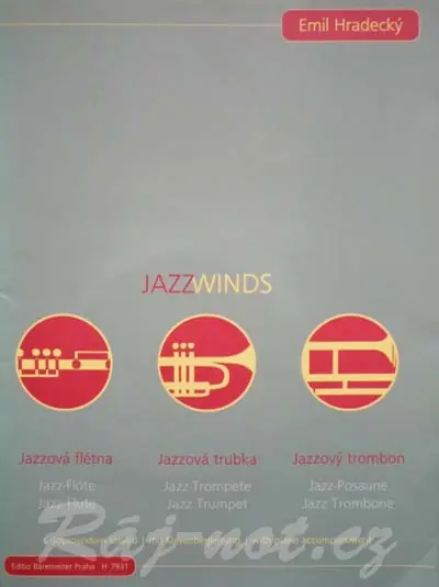Nejprodávanější Jazz Winds pro dechový nástroj s doprovodem klavíru - Emil Hradecký