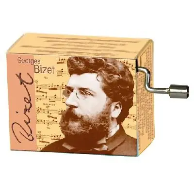 Hrací strojek hraje Bizet Habanera Značkový