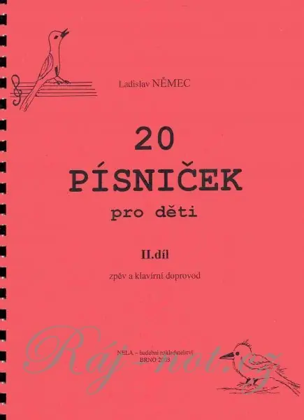 20 písniček pro děti 2. díl - Ladislav Němec Originální