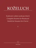 Nejprodávanější Souborné vydání sonát pro klavír I od Leopolda Koželuha