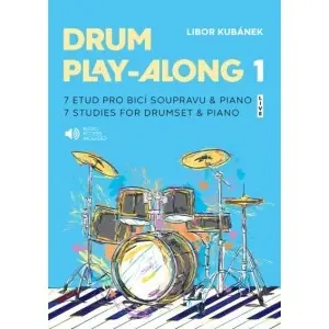 Drum Play-Along 1 - 7 etud pro bicí soupravu Výprodej