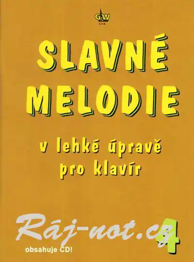 Odeslání Ihned Slavné melodie 4 v lehké úpravě pro klavír