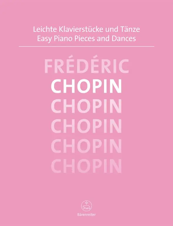 Horká Nabídka Snadné klavírní skladby a tance - Frederic Chopin