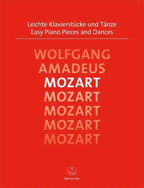 Snadné klavírní skladby a tance - Wolfgang Amadeus Mozart Nová Kolekce
