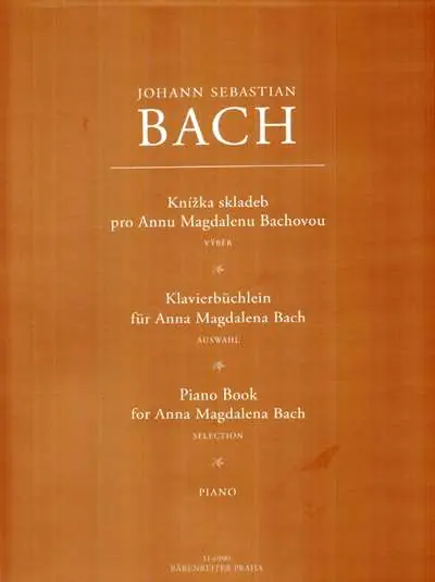 Značkový Knížka skladeb pro Annu Magdalenu Bachovou - Johann Sebastian Bach