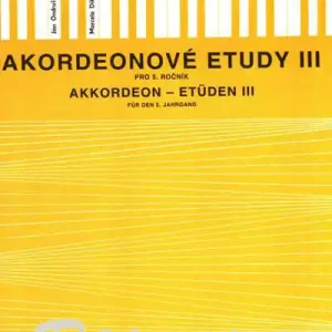 Autentický Akordeonové etudy III - Ján Ondruš, Marcela Dikánová