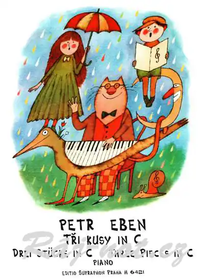 Pouze Dnes Tři kusy in C pro klavír - Petr Eben