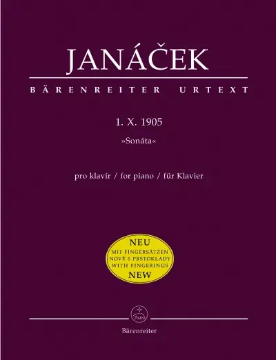 Ověřený Sonáta pro klavír 1. X. 1905 - Leoš Janáček
