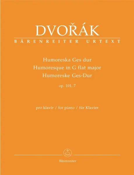 Humoreska Ges dur pro klavír op. 101/7 - Antonín Dvořák Autentický