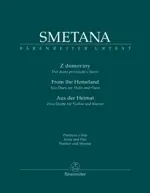 Cenově Výhodný Z domoviny - Dvě dueta pro housle a klavír - Bedřich Smetana