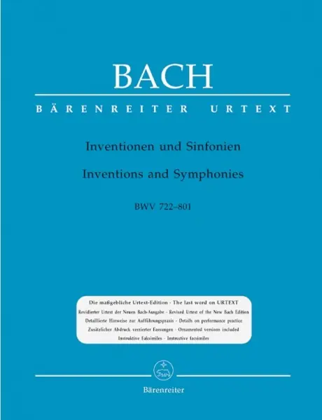 Dvouhlasé invence a tříhlasé sinfonie pro klavír BWV 772-801 - Johann Sebastian Bach Aktuální