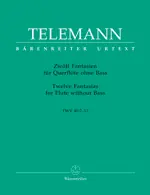 Speciální Cena Dvanáct fantazií pro flétnu bez basu TWV 40 2-13 - Georg Philipp Telemann