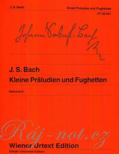 Akční Cena Malá preludia a fugety pro klavír - Johann Sebastian Bach
