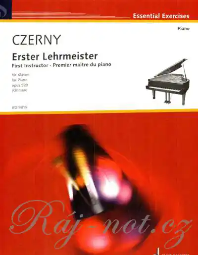 First Instructor of the Piano op. 599 - Carl Czerny Cenová Bomba