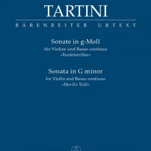 Akce Sonata for Violin and Bc G minor Devil& 039;s Trill - Tartini, Giuseppe