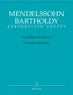 Variations for Piano - Felix Mendelssohn Bartholdy Autentický