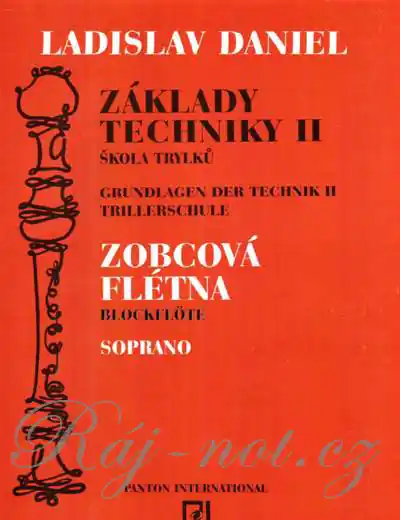 Koupit Online Základy techniky pro sopránovou zobcovou flétnu II.