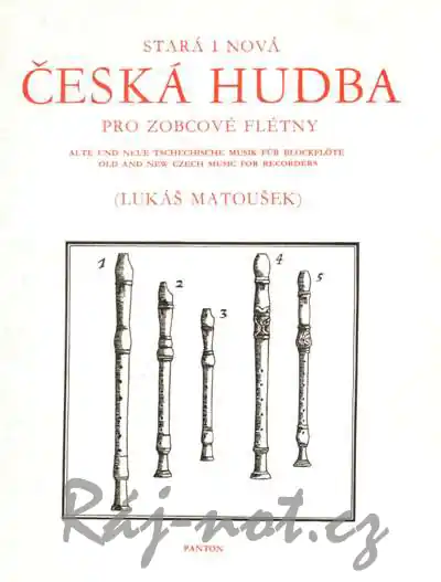 Horká Nabídka Stará a nová česká hudba pro zobcové flétny - Lukáš Matoušek