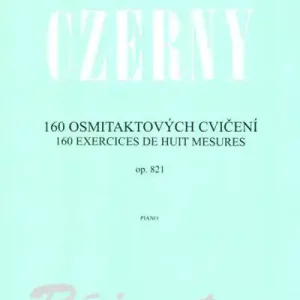 160 osmitaktových cvičení op. 821 - Carl Czerny Značkový