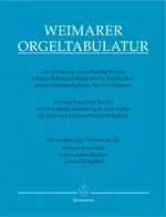Značkový Weimar Organ Tabulature - Johann Sebastian Bach