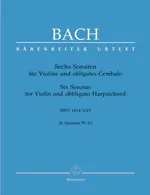 Objednat Nyní Šest sonát pro housle a obligátní cembalo č. 2 - Johann Sebastian Bach
