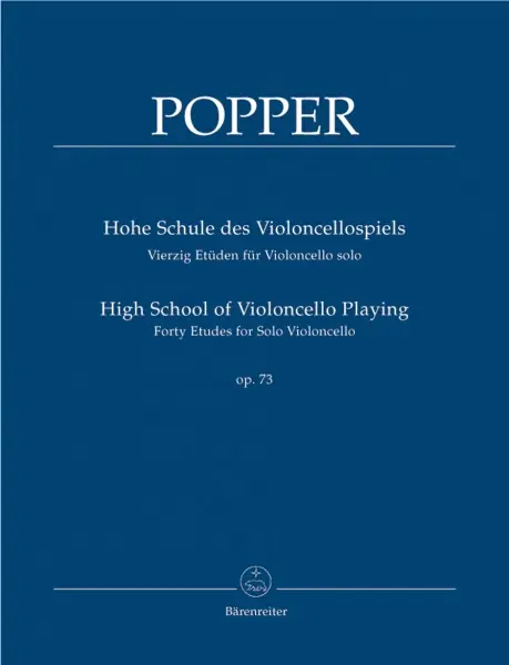 Nejprodávanější High School of Violoncello Playing op. 73 - David Popper