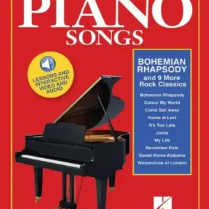Dokud Zásoby Vydrží Teach Yourself To Play Piano Songs Bohemian Rhapsody And 9 More Rock Classics (Book/Online Media)