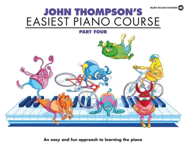 John Thompson‘s Easiest Piano Course 4 & Audio - učebnice hry na klavír Zlevněný