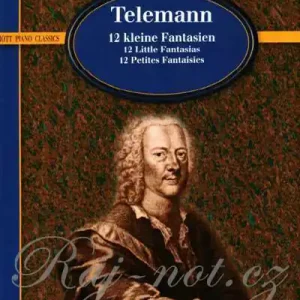 12 Little Fantasias pro klavír od Georg Philipp Telemann Časově Omezené