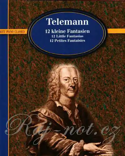 12 Little Fantasias pro klavír od Georg Philipp Telemann Časově Omezené