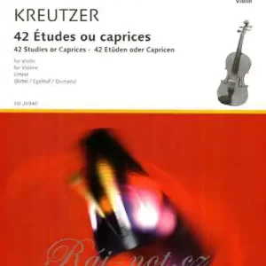 Akční Cena 42 Etudes und caprices - etudy pro housle od Rodolphe Kreutzer
