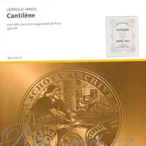 Rychlé Dodání Cantilene op. 84 - Leopold Jansa