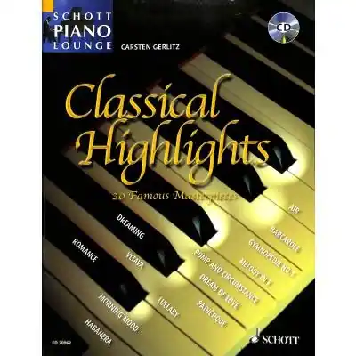 Classical Highlights - 20 krásných skladeb pro klavír Levný