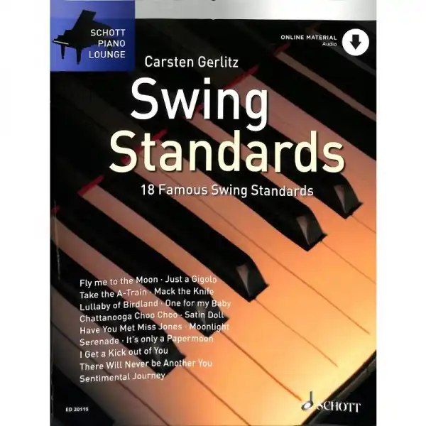Zlevněný Swing Standards - 18 Swingových skladeb pro sólo klavír