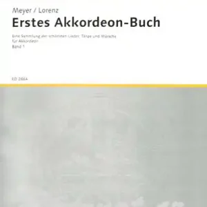 Erstes Akkordeon Buch 1 drobné skladby pro akordeon Speciální Cena