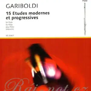 15 Etudes modernes et progressives pro příčnou flétnu od Giuseppe Gariboldi Nízká Cena