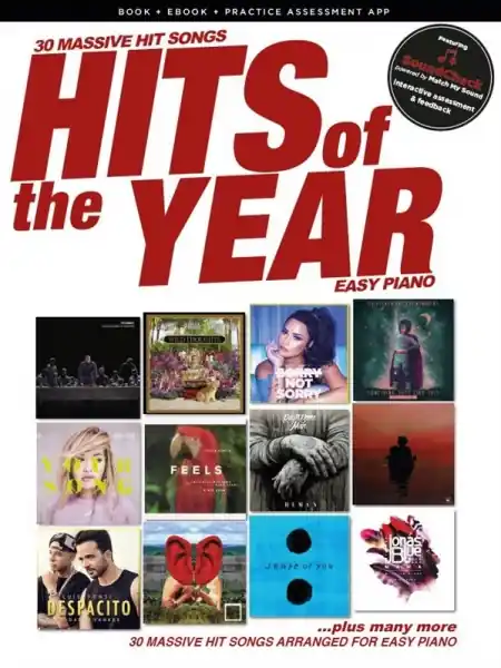 Hits Of The Year 2017 (Easy Piano) - 30 největších hitů v jednoduché úpravě pro klavír Cenový Hit