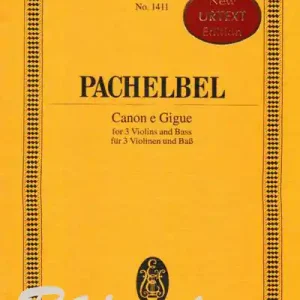 Aktuální Canon e Gigue - Studienpartitur - Johann Pachelbel