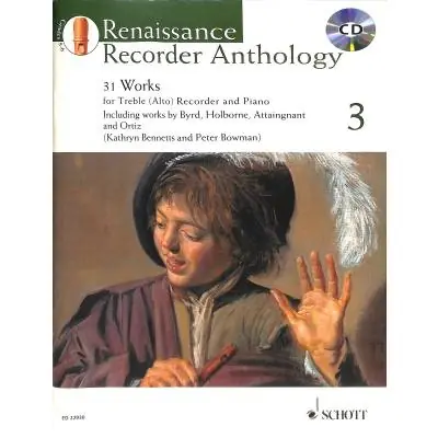 Renaissance Recorder Anthology 3 pro altovou zobcovou flétnu a klavír Speciální Cena