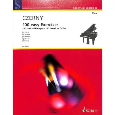 100 easy Exercises op. 139 - Carl Czerny Výprodej