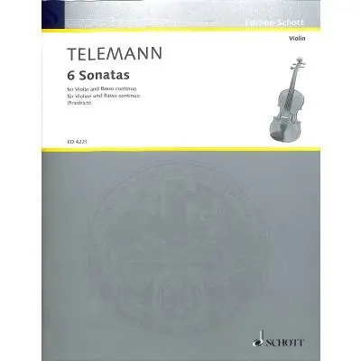 6 Sonat pro housle a klavír - Georg Philipp Telemann Akce