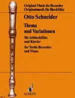 Theme and Variations - pro altovou flétnu a klavír Víkendová Akce