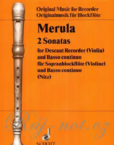 Akce Two Sonatas - dvě sonáty pro zobcovou flétnu a klavír