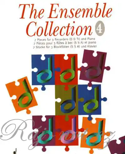Originální The Ensemble Collection Vol. 4 - tři zobcové flétny v obsazení (SSA) a klavírní doprovod