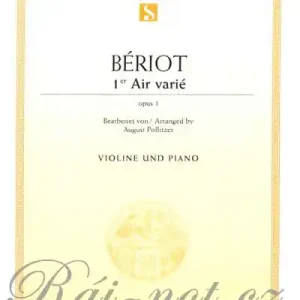 Air varié d minor op. 1 pro housle a klavír Výprodej