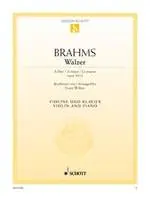 Waltz A Major op. 39/15 - pro housle a klavír od Johannes Brahms Top Prodej