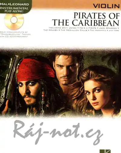 Pirates of the Caribbean - Písně z filmu Piráti z Karibiku písně pro housle Kup Teď